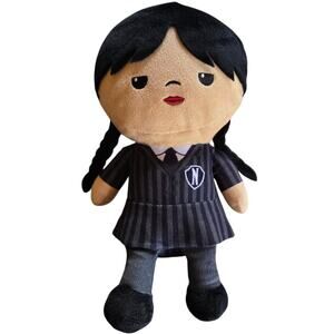 Wednesday Plush Soft Stuffed Toy Doll - New